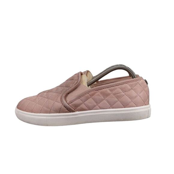 Steve Madden Shoes Women 9 Sneaker Slip On Fashion Casual Quilted Pink Lifestyle - Picture 4 of 12